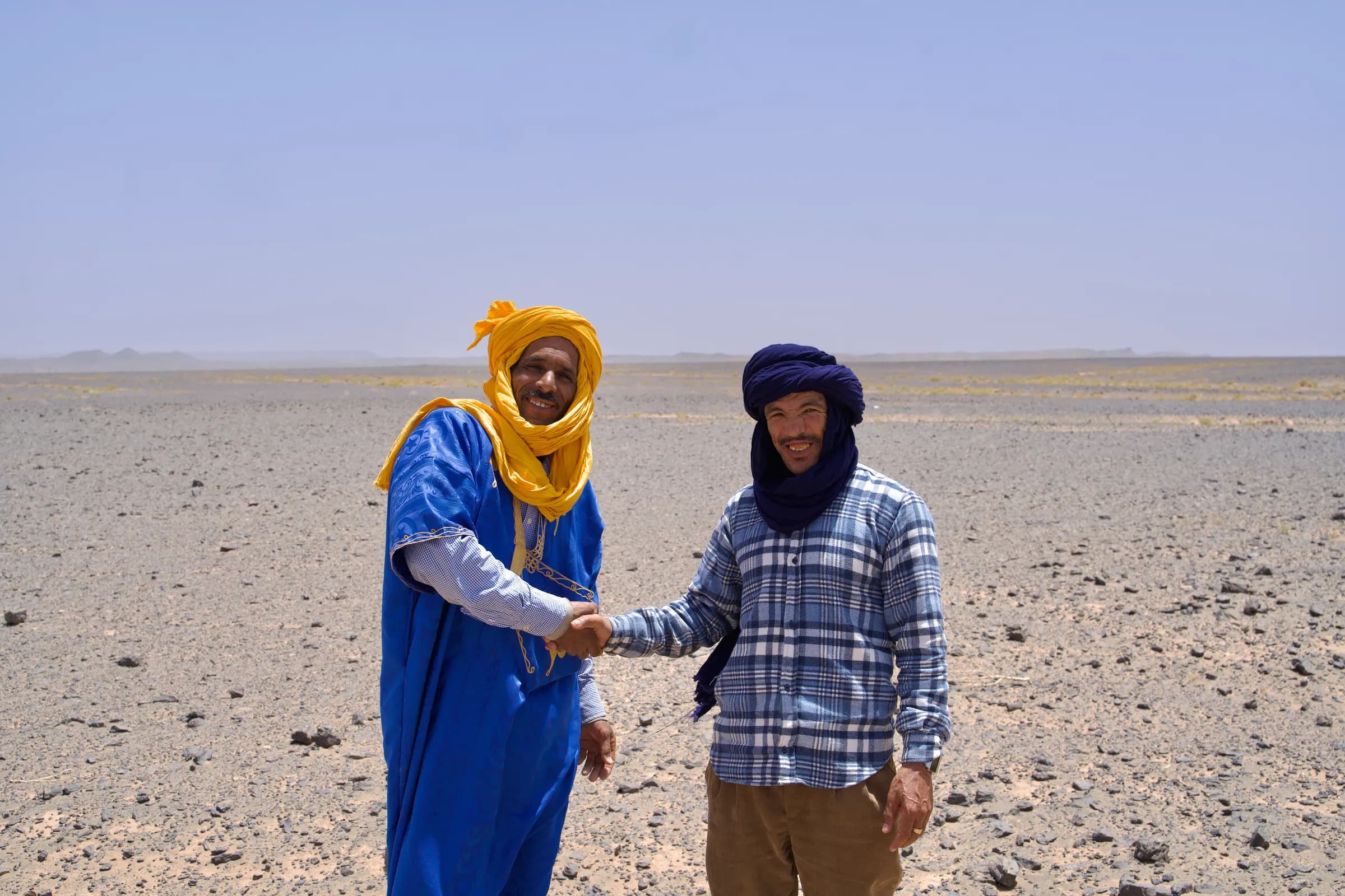 Hassan, Touareg guide, in the desert